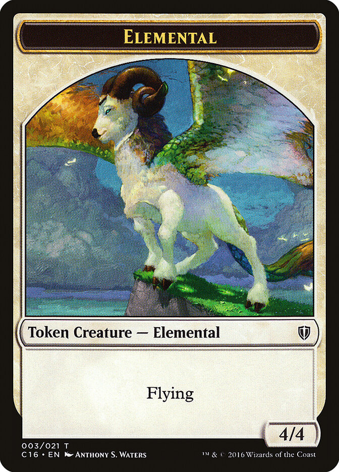 Elemental card front