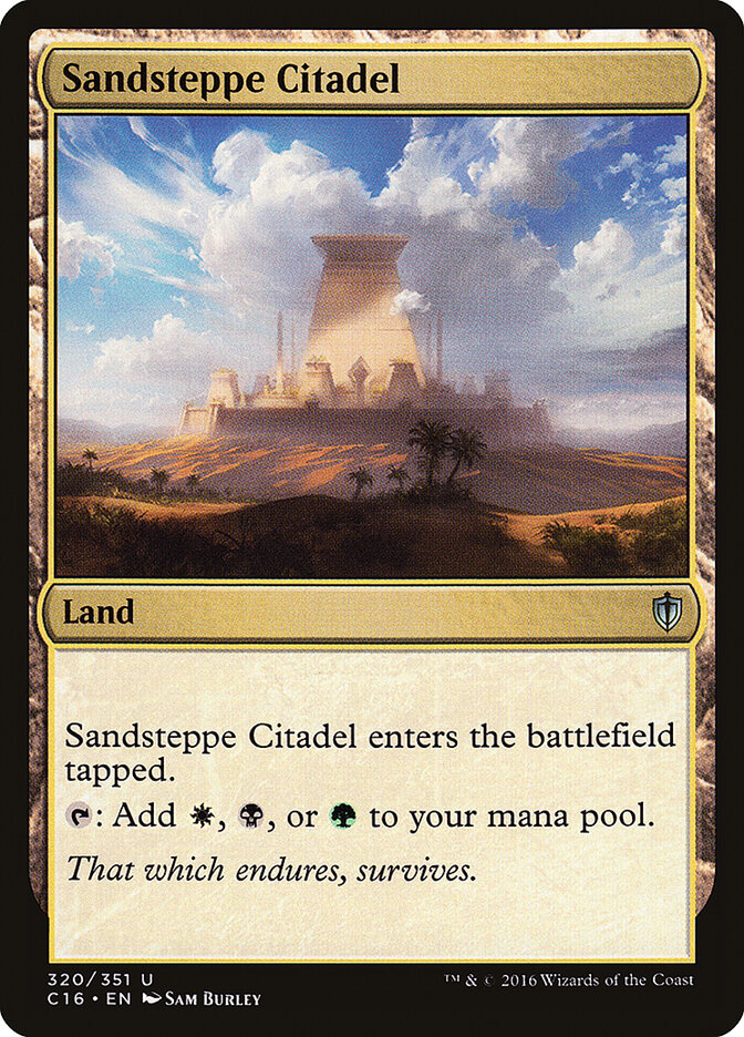 Sandsteppe Citadel card front