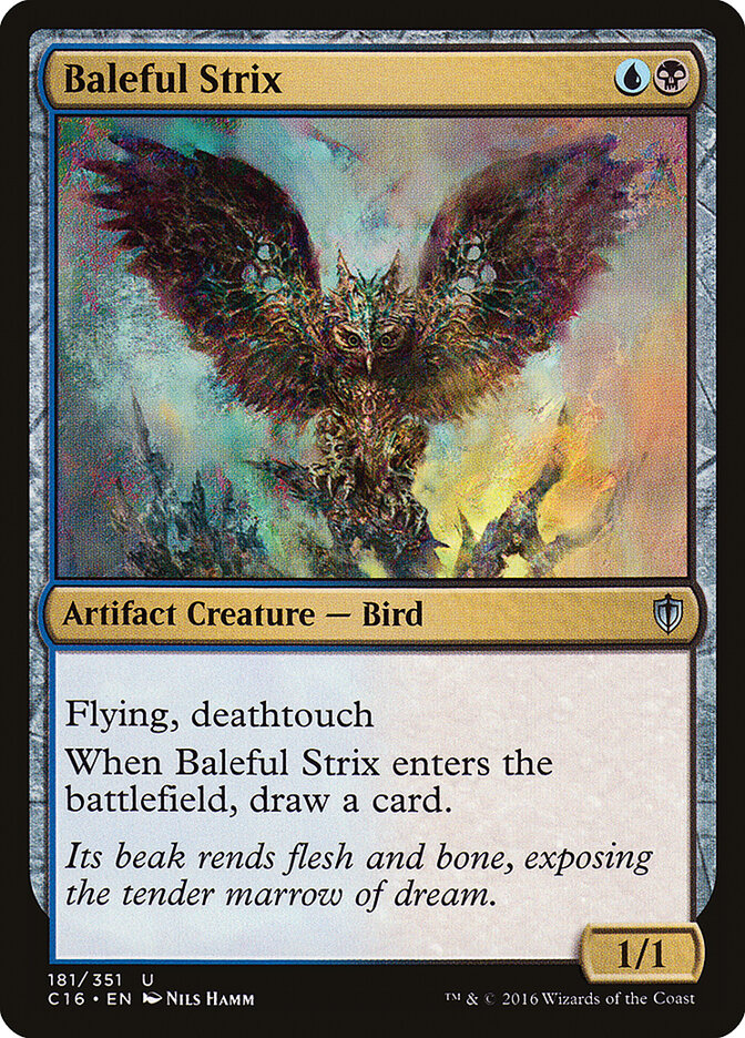 Baleful Strix card front