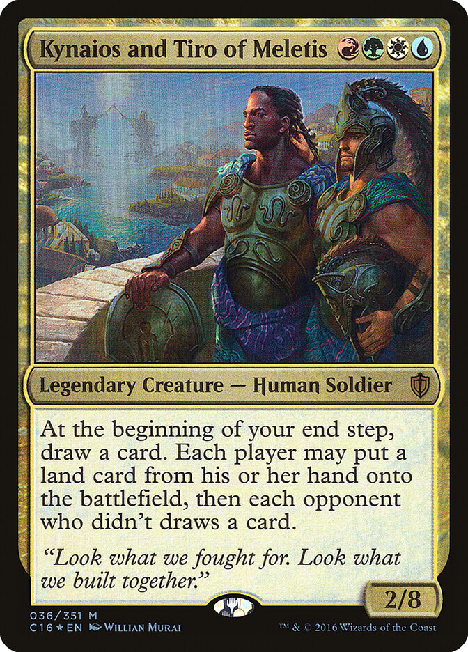 Kynaios and Tiro of Meletis card front