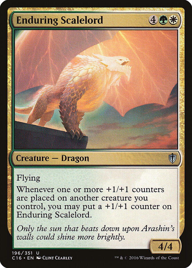 Enduring Scalelord card front