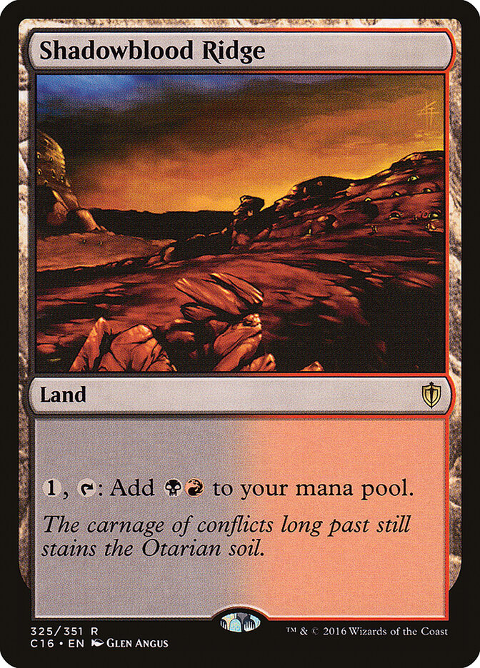Shadowblood Ridge card front