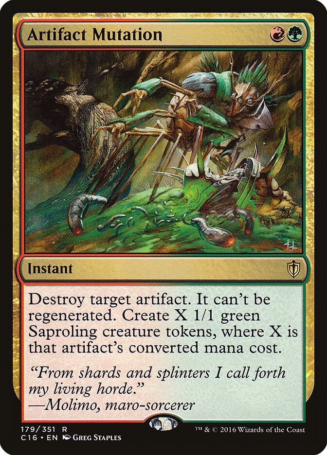 Artifact Mutation card front