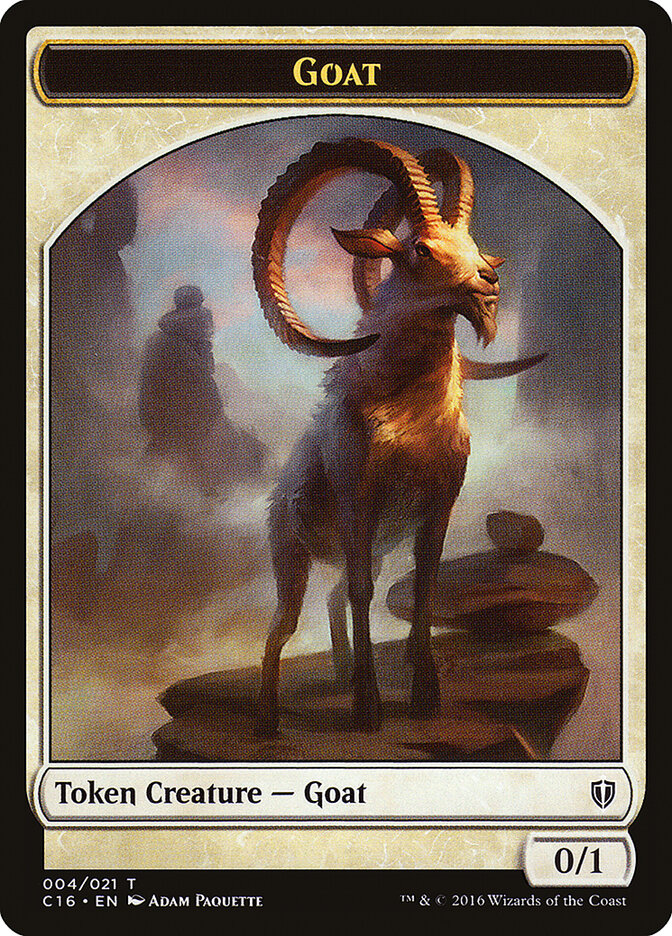 Goat card front