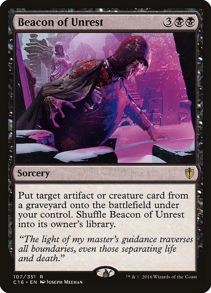 Beacon of Unrest card front