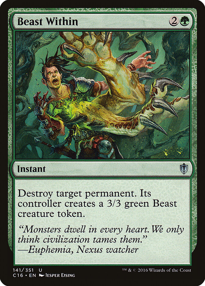 Beast Within card front