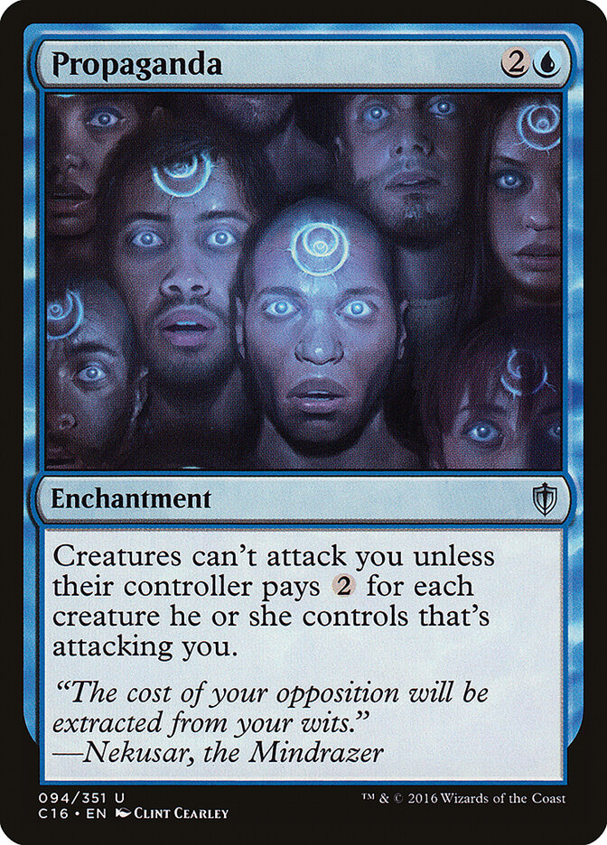 Propaganda card front