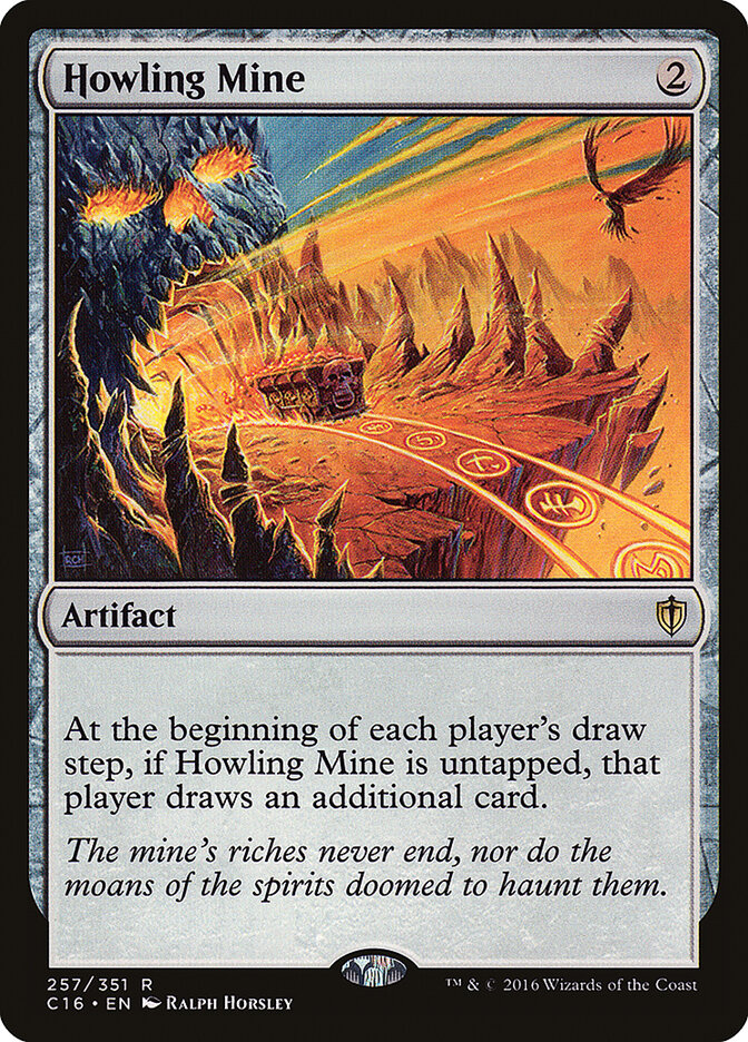 Howling Mine card front