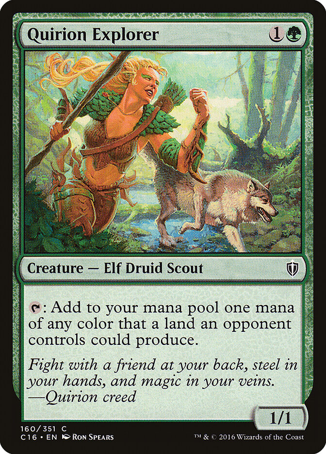 Quirion Explorer card front