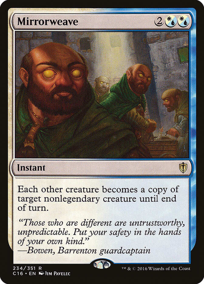 Mirrorweave card front