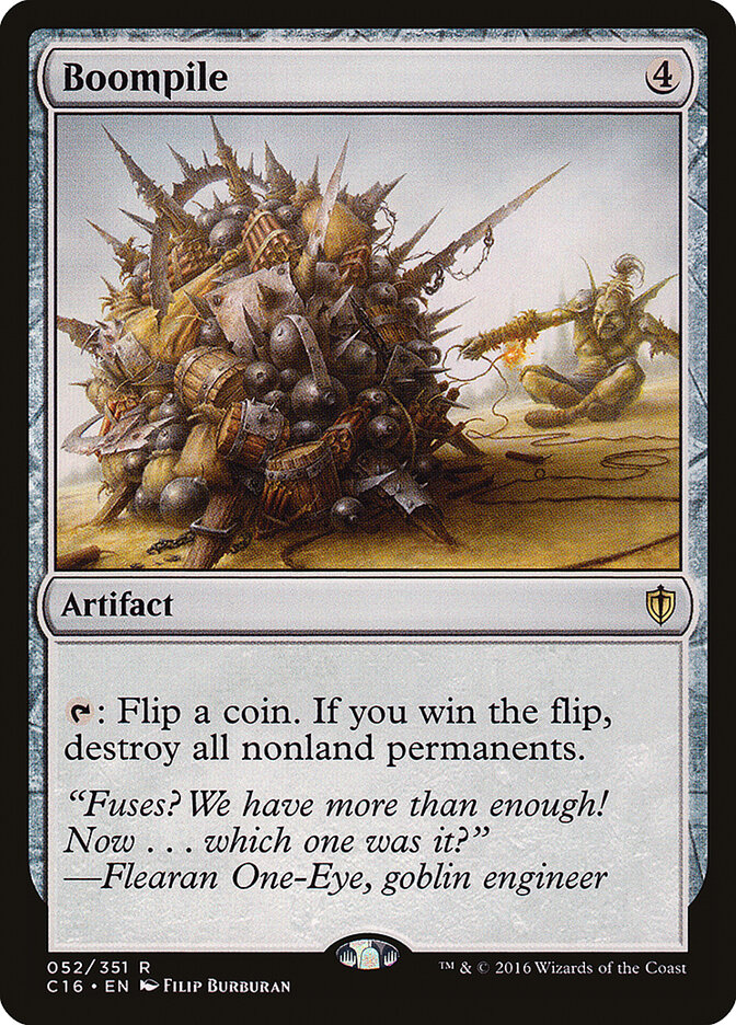 Boompile card front