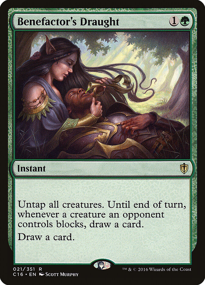 Benefactor's Draught card front