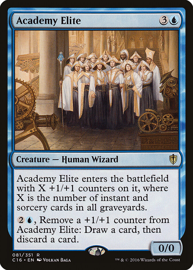 Academy Elite card front