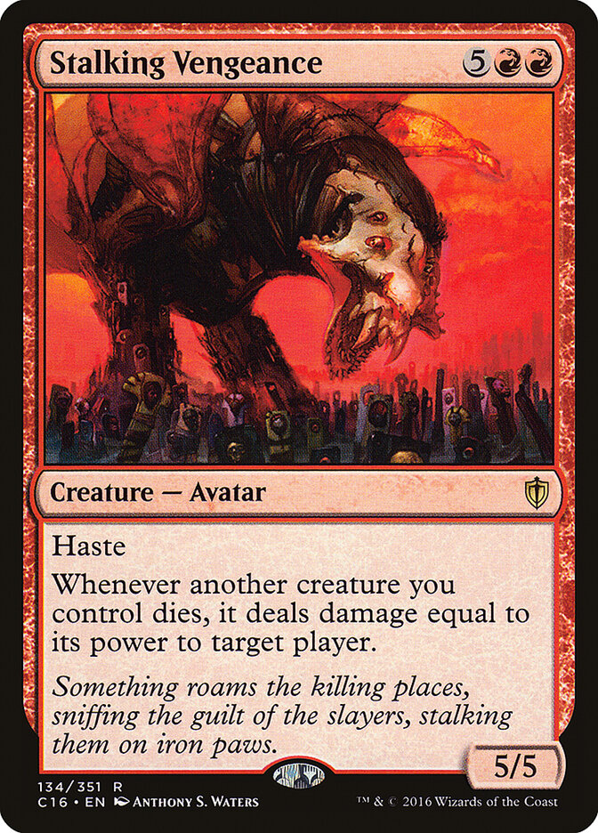 Stalking Vengeance card front