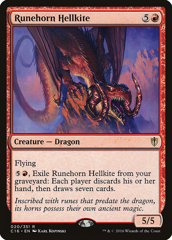 Runehorn Hellkite card front
