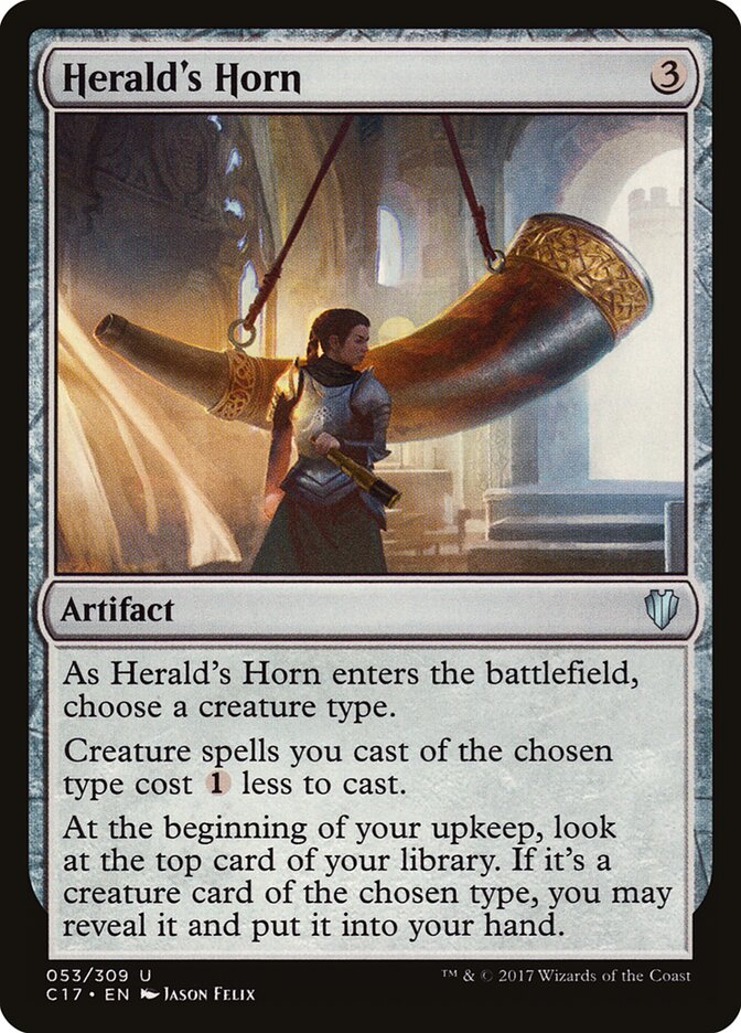 Herald's Horn card front