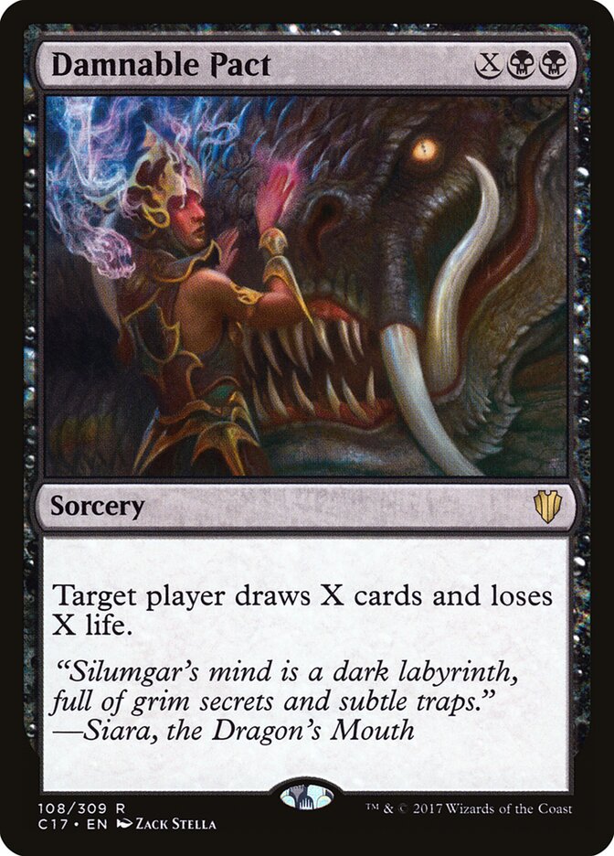 Damnable Pact card front