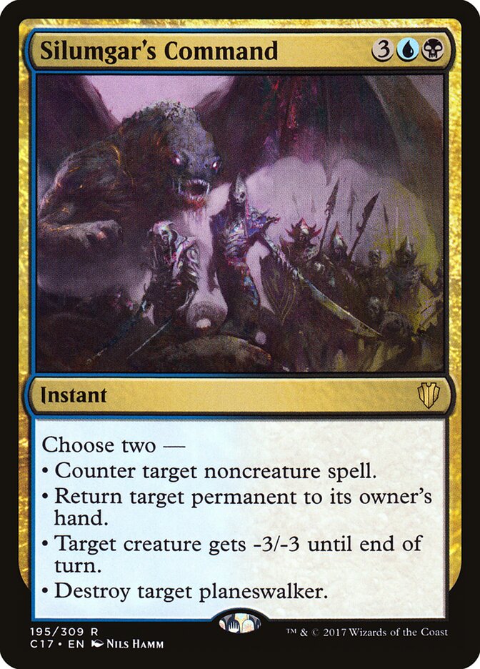 Silumgar's Command card front