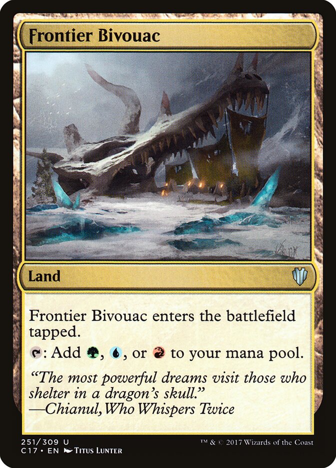 Frontier Bivouac card front