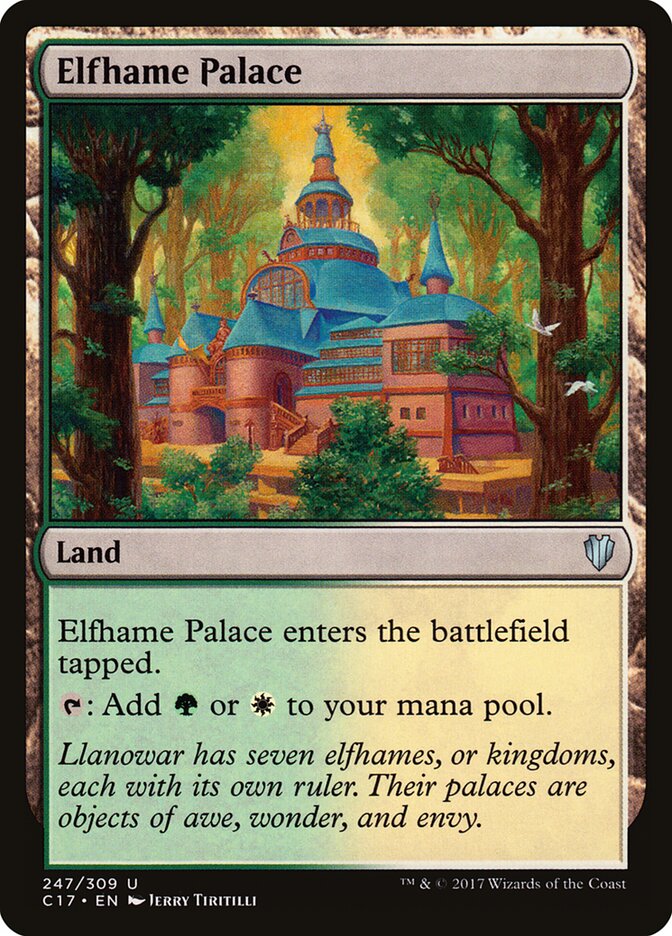 Elfhame Palace card front