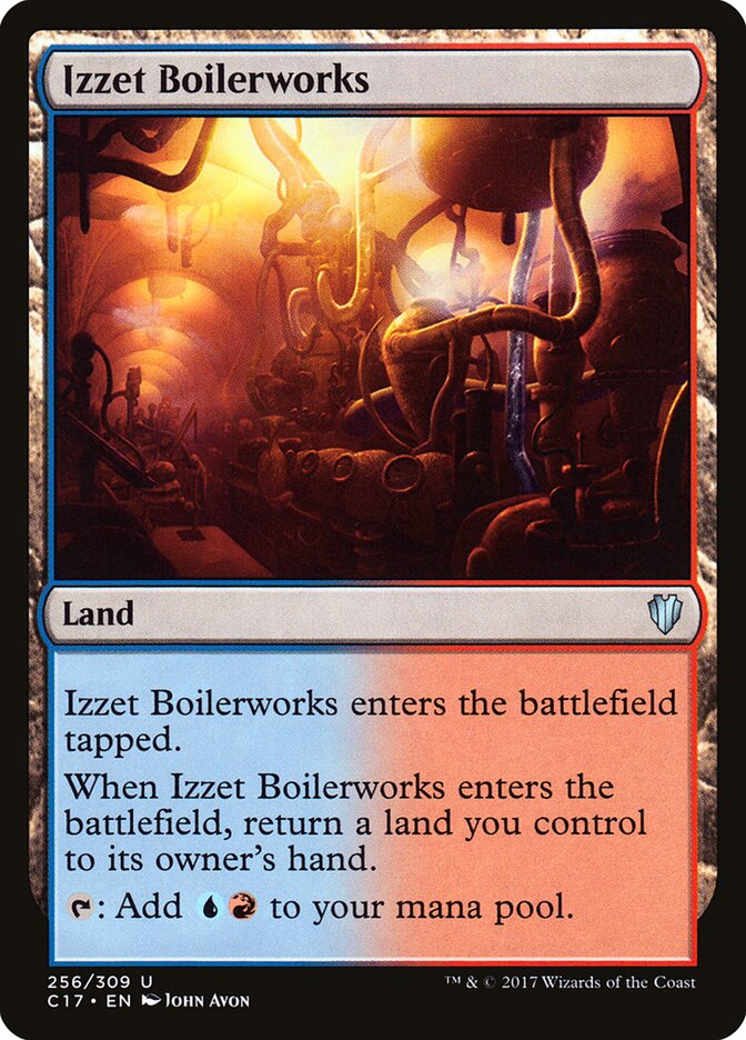 Izzet Boilerworks card front