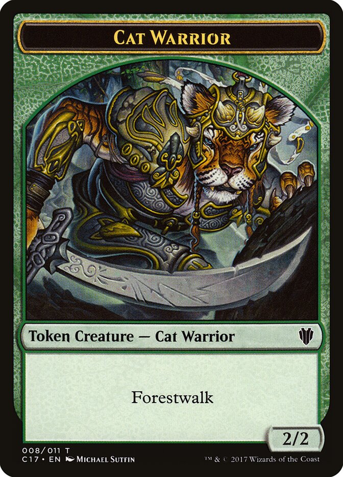 Cat Warrior card front