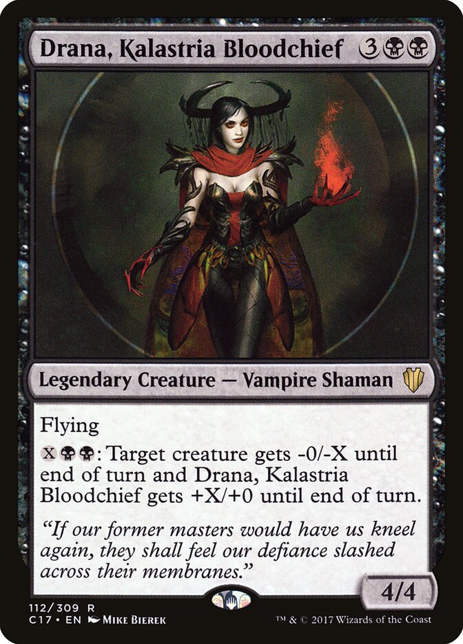 Drana, Kalastria Bloodchief card front