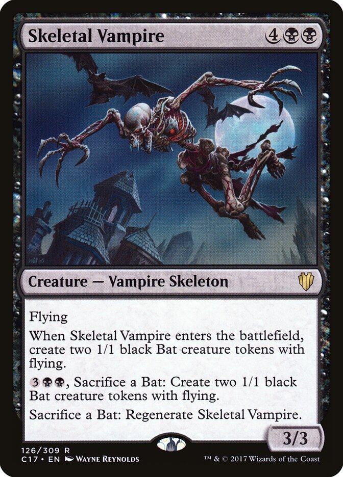 Skeletal Vampire card front