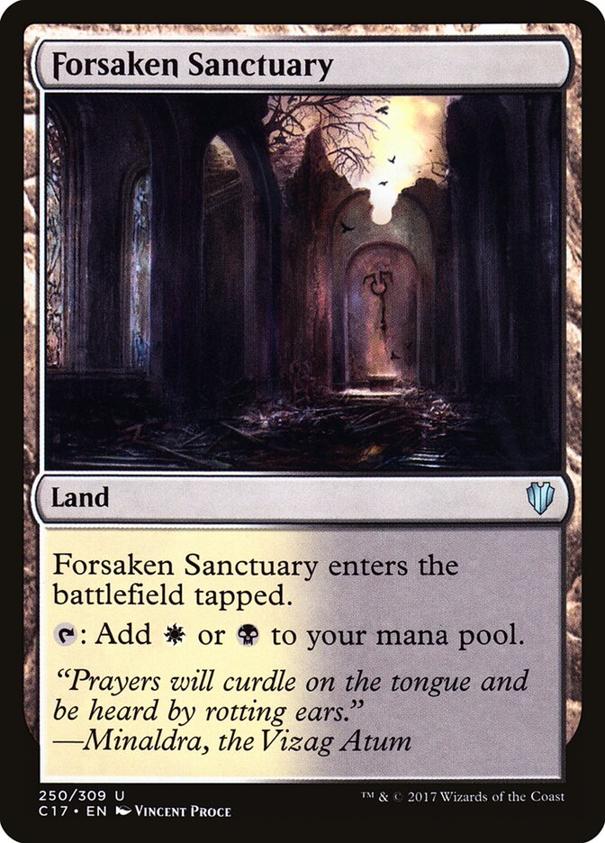Forsaken Sanctuary card front