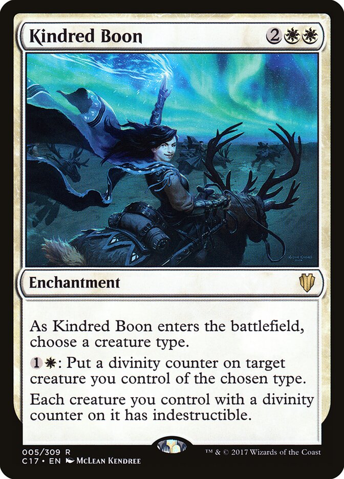 Kindred Boon card front
