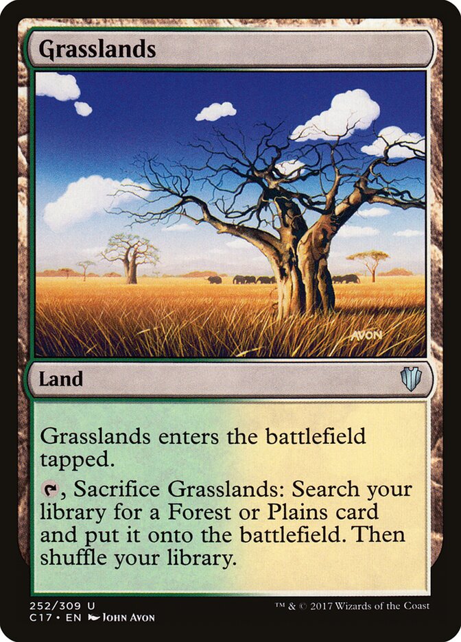 Grasslands card front