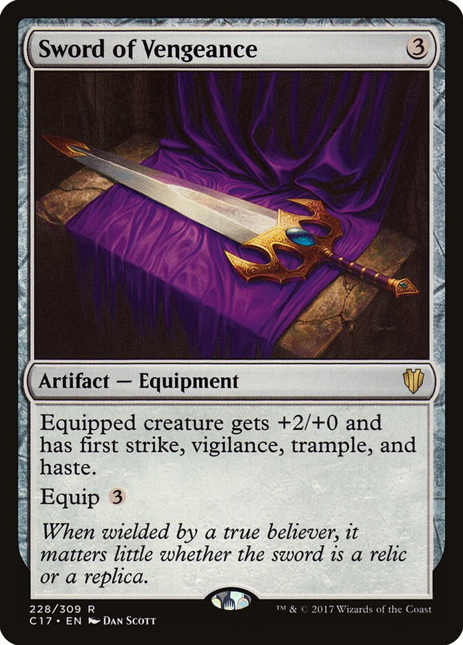 Sword of Vengeance card front