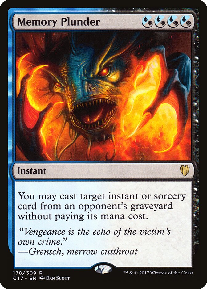 Memory Plunder card front