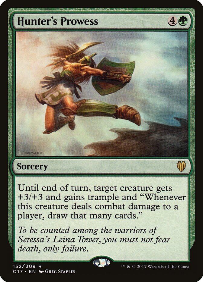 Hunter's Prowess card front