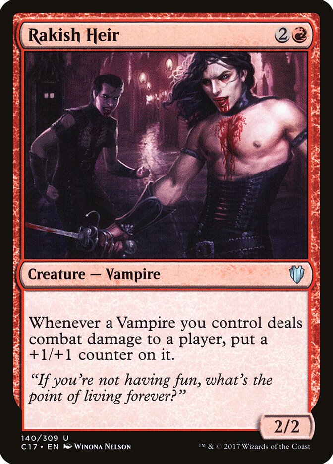 Rakish Heir card front