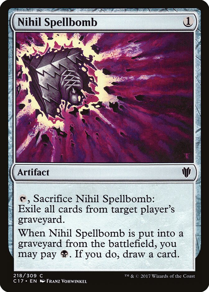 Nihil Spellbomb card front