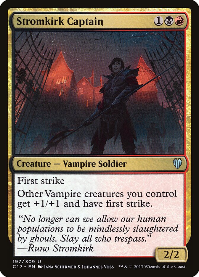 Stromkirk Captain card front