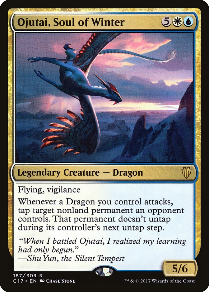 Ojutai, Soul of Winter card front