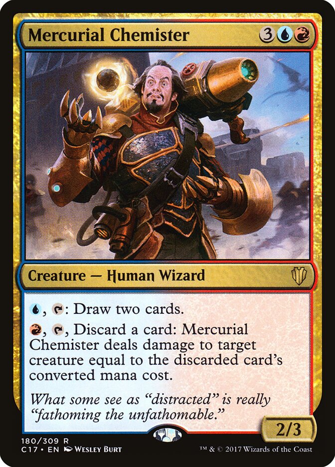 Mercurial Chemister card front