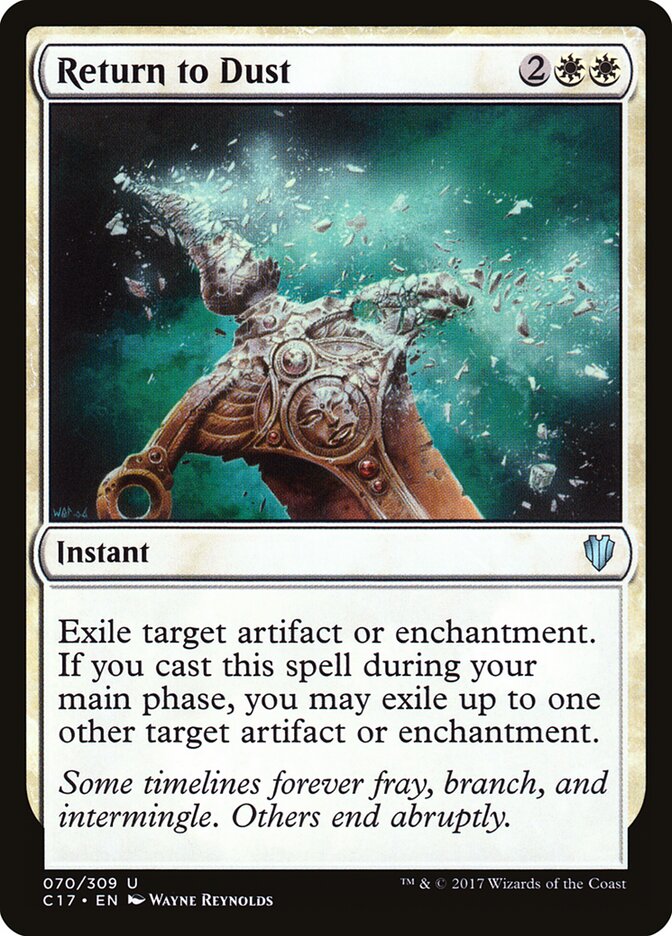 Return to Dust card front