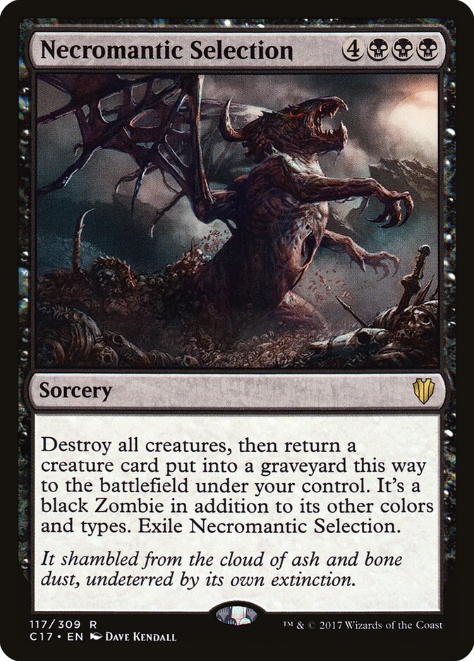 Necromantic Selection card front