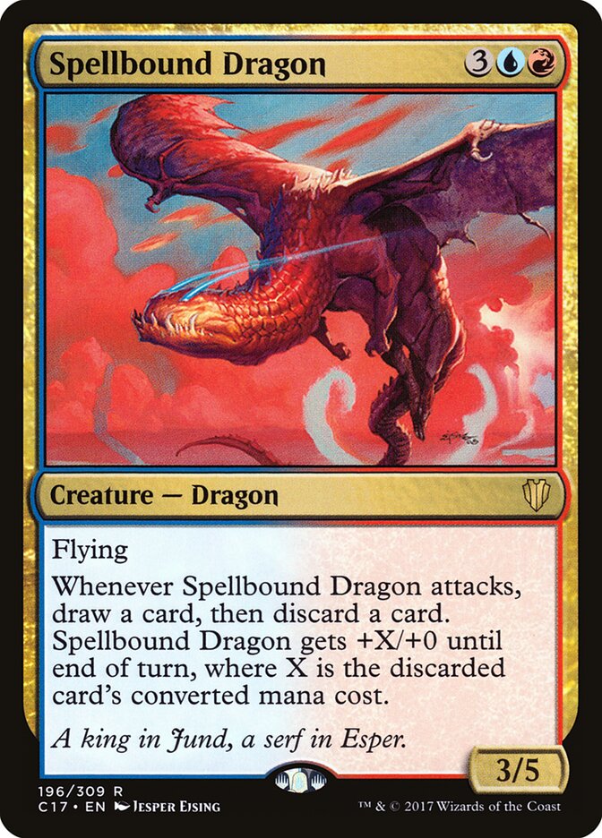 Spellbound Dragon card front