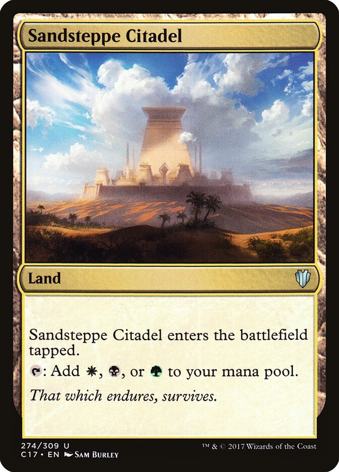Sandsteppe Citadel card front