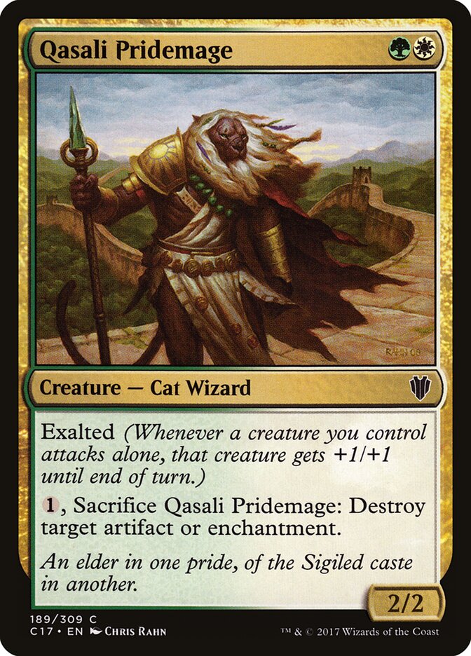 Qasali Pridemage card front