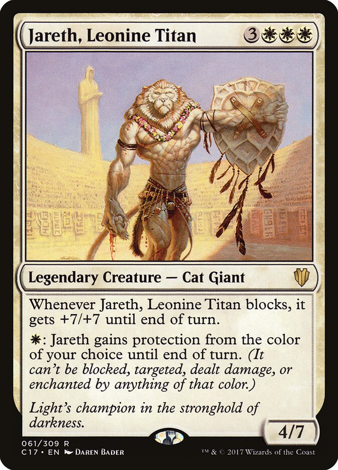 Jareth, Leonine Titan card front