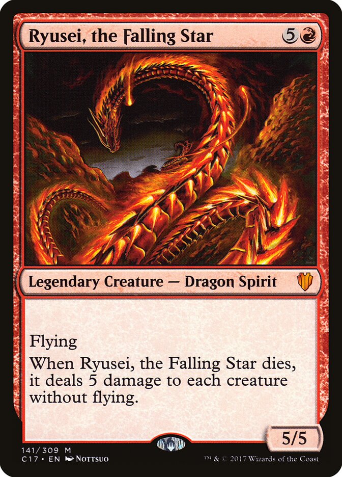Ryusei, the Falling Star card front
