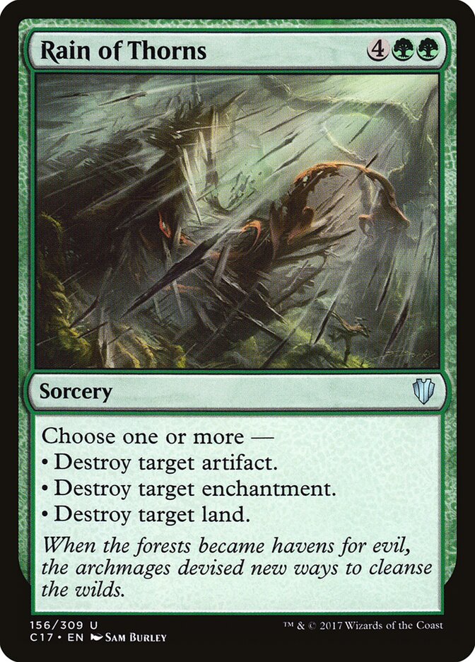 Rain of Thorns card front