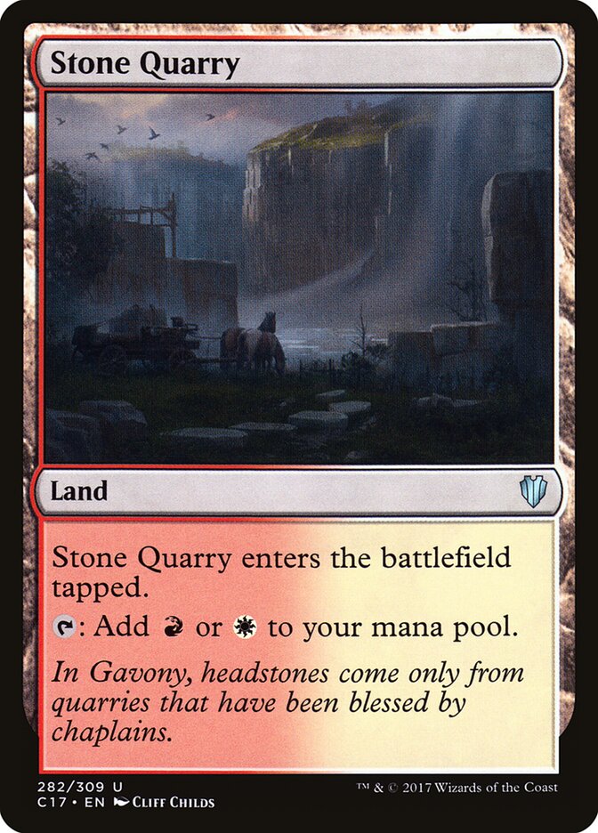 Stone Quarry card front
