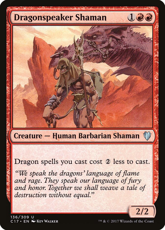 Dragonspeaker Shaman card front
