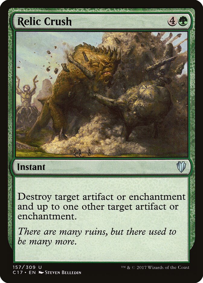 Relic Crush card front